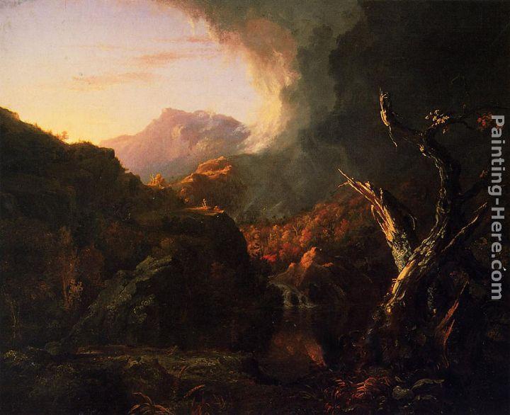 Thomas Cole Landscape with Dead Tree